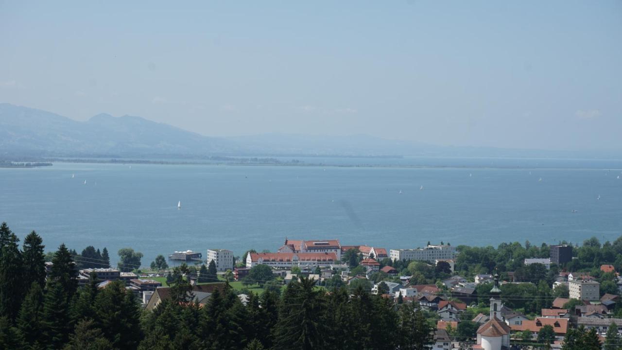 Bauernhaus Am Pfaenderhang Mit Seeblick Lochau Exteriör bild